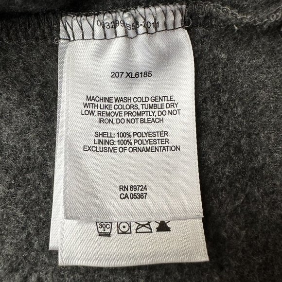 Columbia Jacket Mens Large Grey Full Zip Mock Neck Fleece Pockets Athletic - Picture 11 of 12